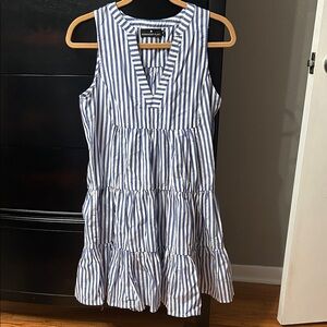 Tuckernuck Blue and White Striped Mini Dress